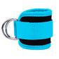 Ankle strap for resistance band leg training