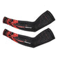 Anti-slip sports arm sleeves for outdoor use