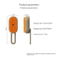 Anti-static steam grooming brush for pet coat care