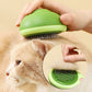 Avocado pet hair removal comb for dogs and cats