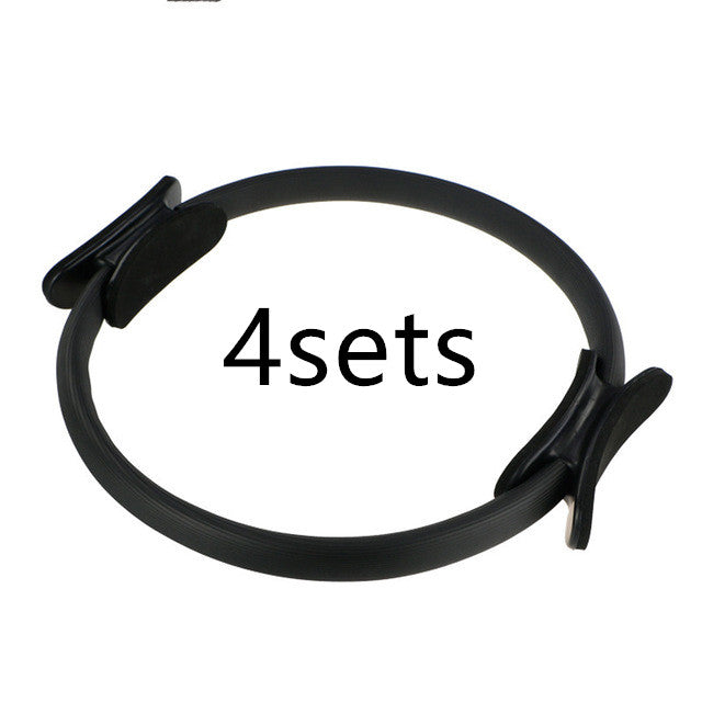 Blue Pilates ring for home workout routine