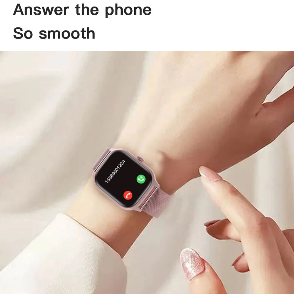 Bluetooth smartwatch with fitness and activity tracking