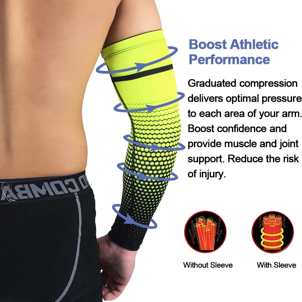 Breathable Lycra arm sleeves for outdoor sports
