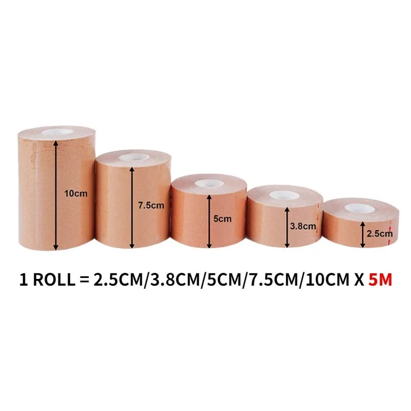 Breathable kinesiology tape roll for joint support