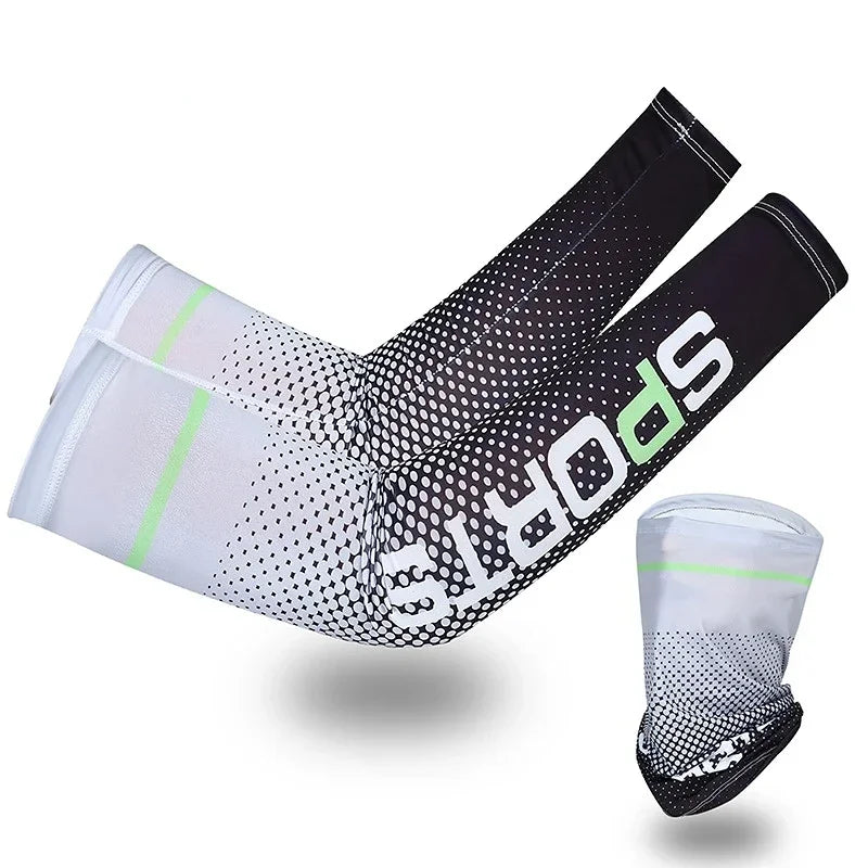  Breathable polyester arm sleeves for sun protection