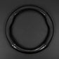 Car Steering Wheel Cover Carbon Fiber Leather Three-dimensional Anti Slip