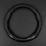 Car Steering Wheel Cover Carbon Fiber Leather Three-dimensional Anti Slip