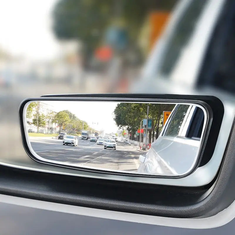 Car auxiliary rearview convex blind spot mirror wide angle adjustable side mirror