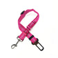Cat and dog vehicle safety belt with strong metal hook
