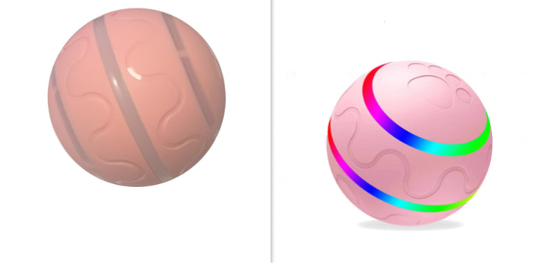 Cat chasing automatic ball toy