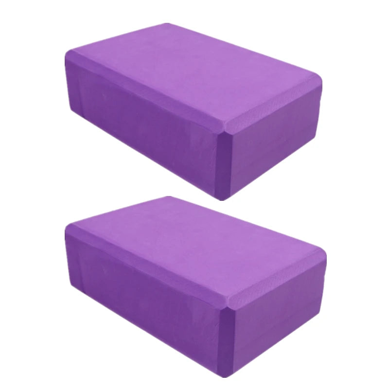 Colorful yoga blocks for gym and studio