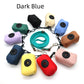 Compact dog poop bag holder for leash
