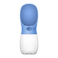 Compact 350ml pet water bottle for travel
