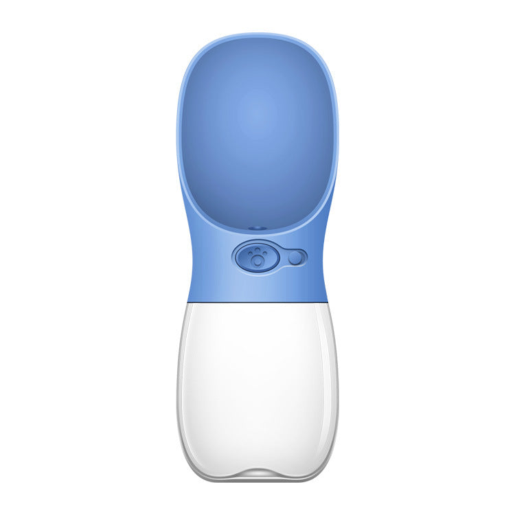 Compact 350ml pet water bottle for travel