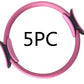 Compact Pilates fitness ring for indoor workout