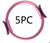 Compact Pilates fitness ring for indoor workout
