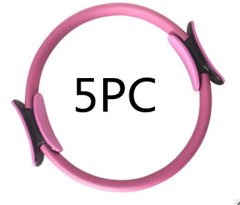 Compact Pilates fitness ring for indoor workout
