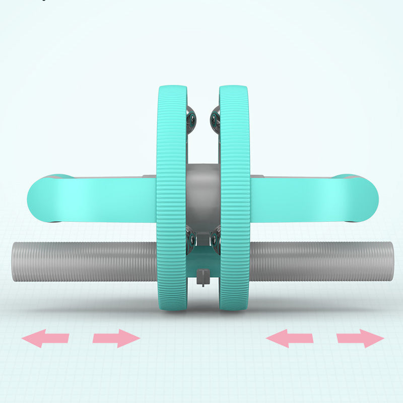 Compact abdominal exercise wheel for home fitness