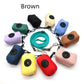Compact dog poop bag holder for leash
