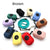 Compact dog poop bag holder for leash