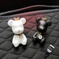 Cute bear car air vent perfume air freshener clip with essential oil