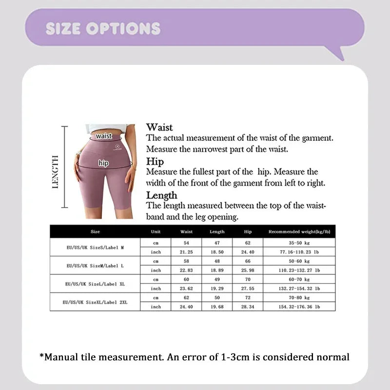 Cycling and jogging shorts for women