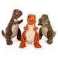 Dinosaur dog toy for playtime and cuddling