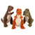 Dinosaur dog toy for playtime and cuddling