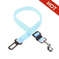 Dog and cat car restraint belt for secure vehicle rides