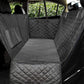 Dog car seat cover strap and buckle detail