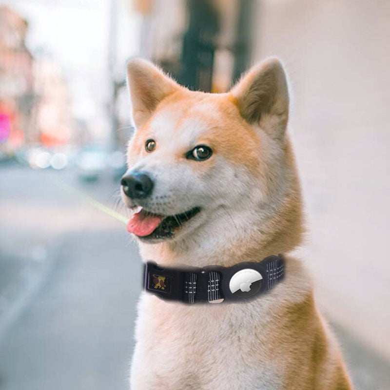 Dog collar tracker holder protective sleeve for pet tracking device