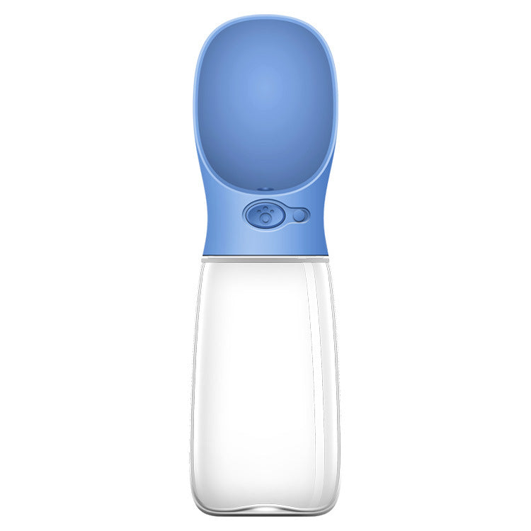 Dog travel water bottle with food grade plastic design