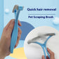 Double-sided pet hair removal comb for dogs and cats