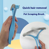 Double-sided pet hair removal comb for dogs and cats