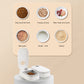 Double meal automatic pet feeder for cats and dogs