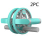 Dual wheel ab roller for core strength training