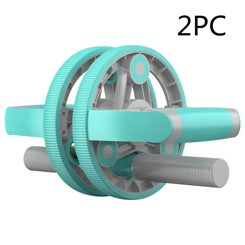 Dual wheel ab roller for core strength training