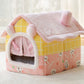 Durable bottom foldable pet kennel