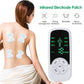 EMS pulse massage device with 4 pads