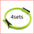  EVA handle Pilates ring for comfortable grip