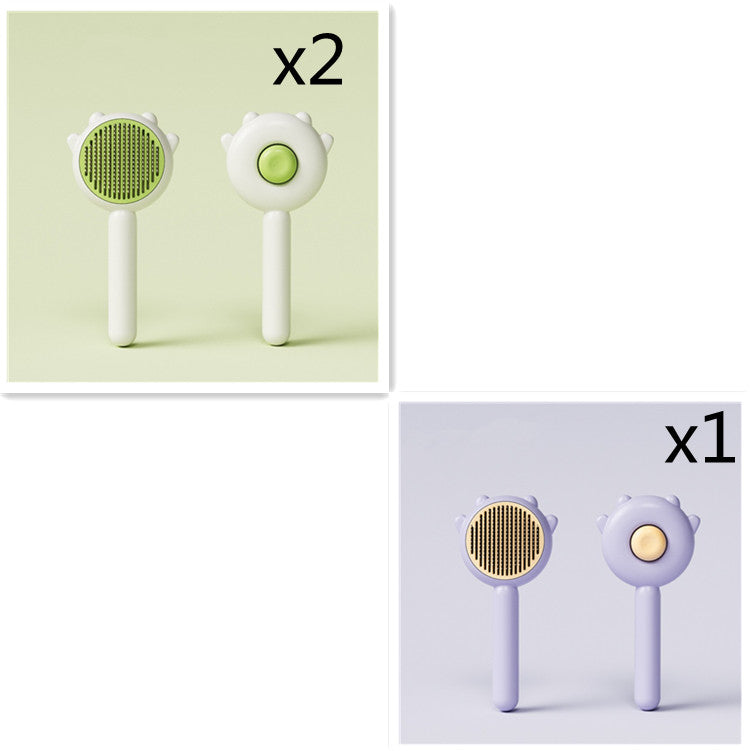 Easy grip pet comb massage brush