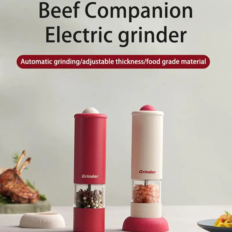 Electric Salt and Pepper Grinders Set