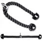 Face pull handles and pushdown rope for cable machine