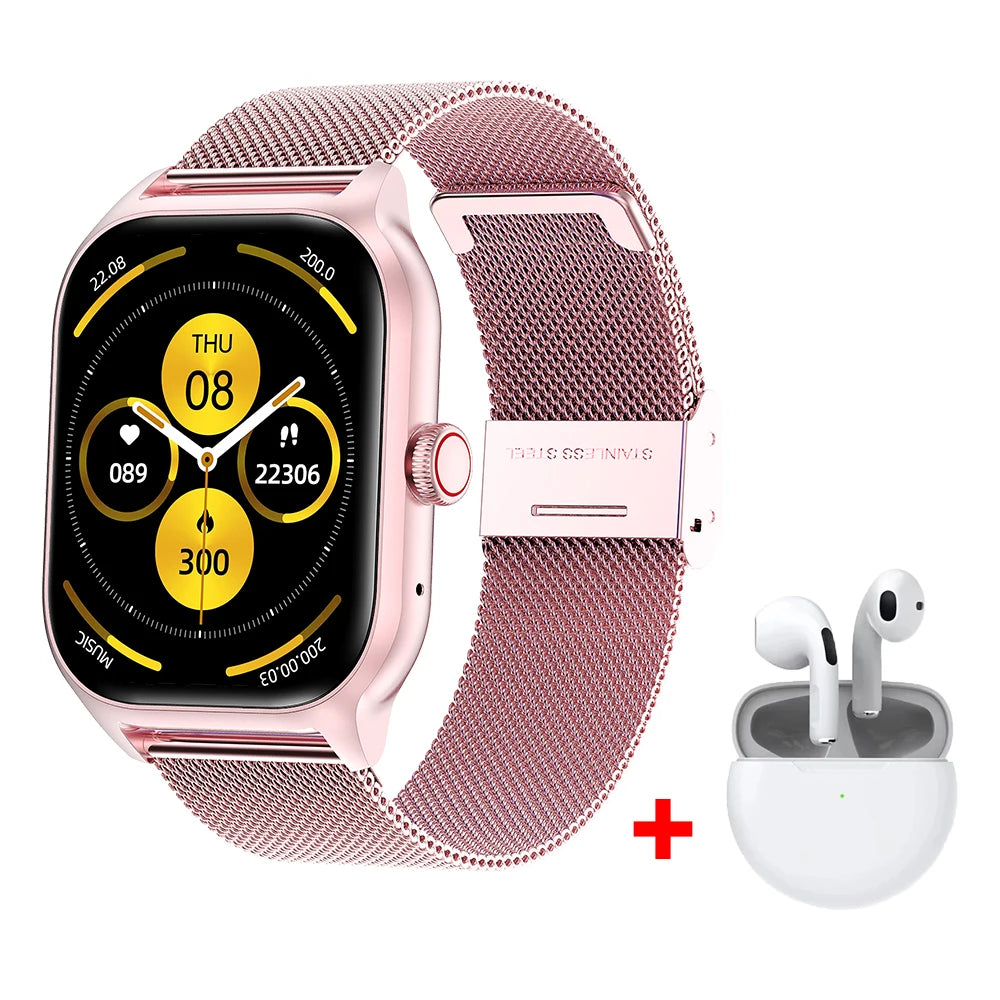  Fashion Bluetooth smartwatch with detachable band