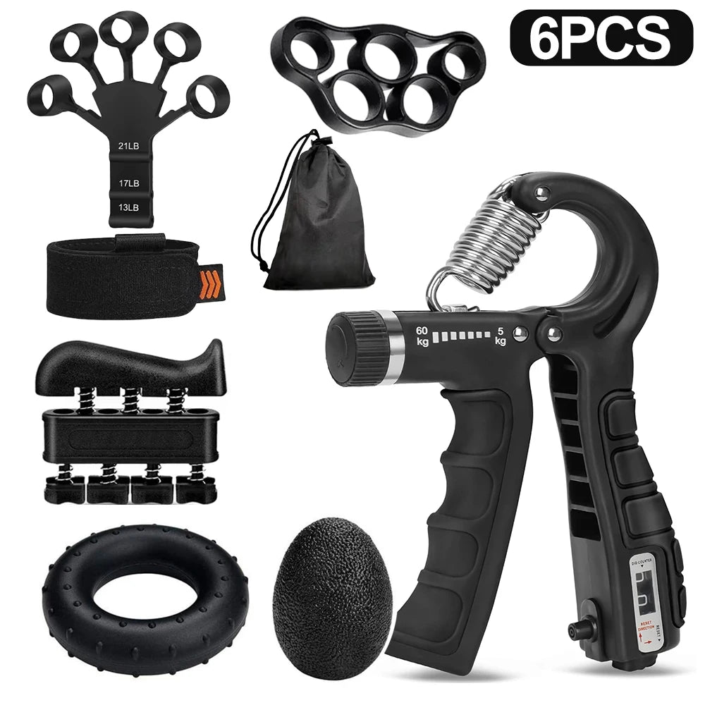  Fitness hand gripper for wrist and forearm workout