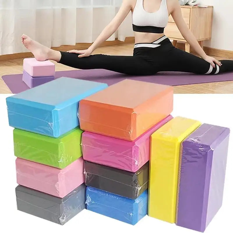 Foam yoga bricks for fitness training