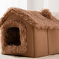 Foldable pet villa for cats and dogs