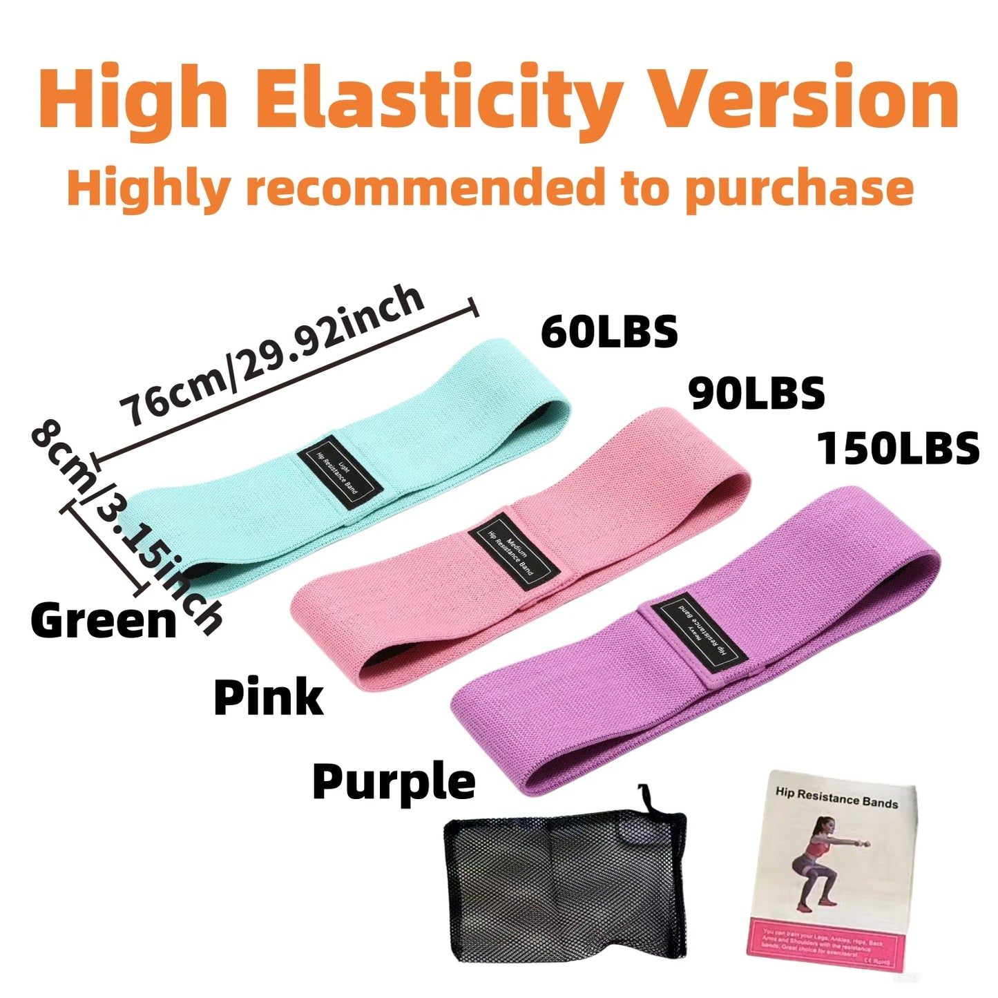 Glute thigh workout bands for women and men