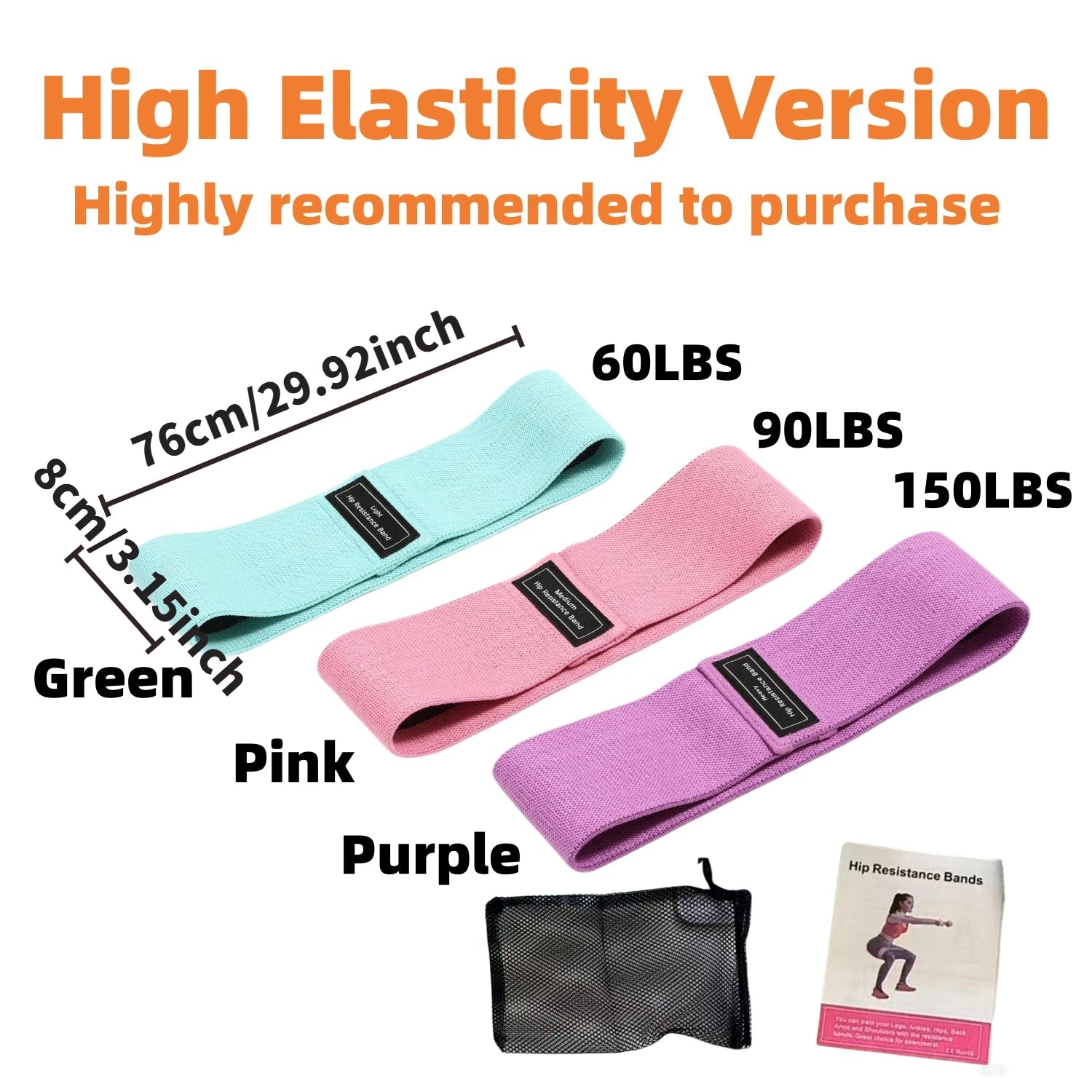 Glute thigh workout bands for women and men