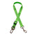 Green pet car seat belt traction lead